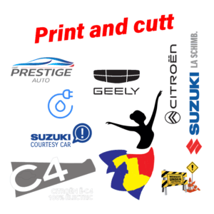 Print și cutting pe contur 1x1m, 1x2m sau 1x3m